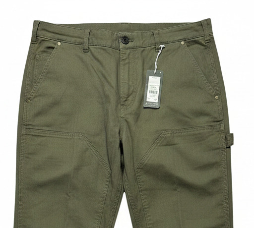Nwt Alpine Design Men's Utility Pants Herringbone Vintage Olive Green — image 5 of 8
